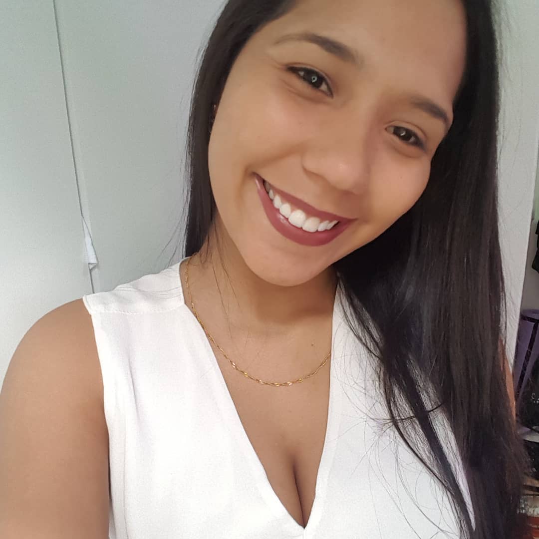 Nessa foto podemos visualizar a colaboradora Victoria